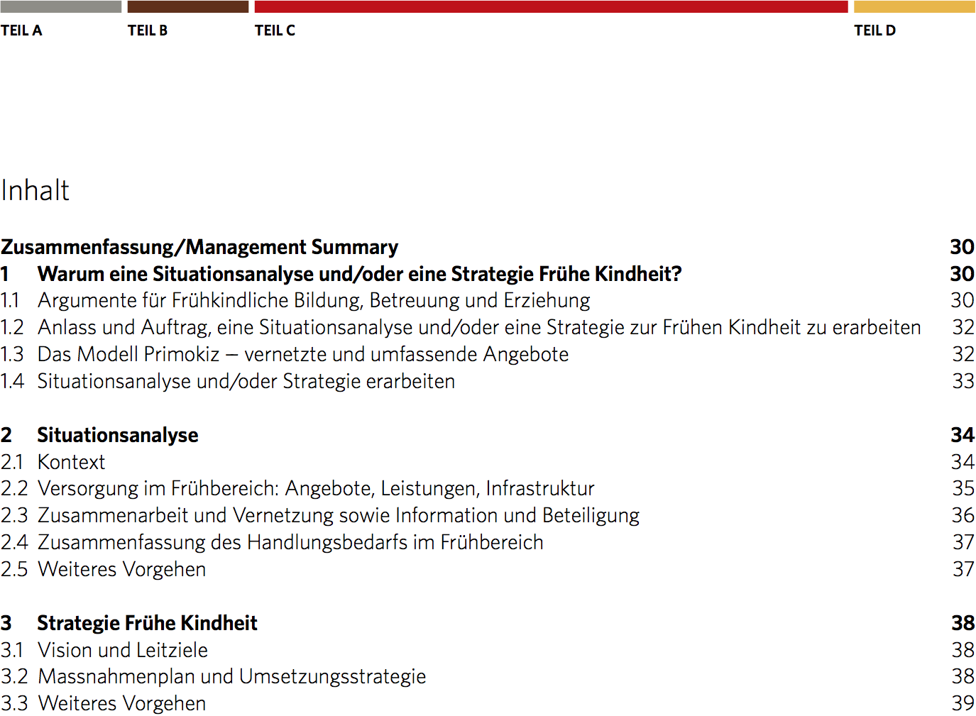 Abbildung Teil C Vorlagen Inhaltsverzeichnis Primokiz